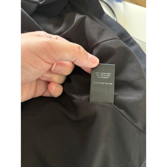 REBECCA TAYLOR Black Peplum Jacket Hook Eye Closure Blazer Women’s Size 6 - Picture 3 of 13